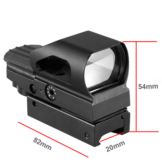 1X22X33 Jacht Red Dot Sight Aim Optische Scope Collimator Riflescope Voor Airsoft Jacht Sight