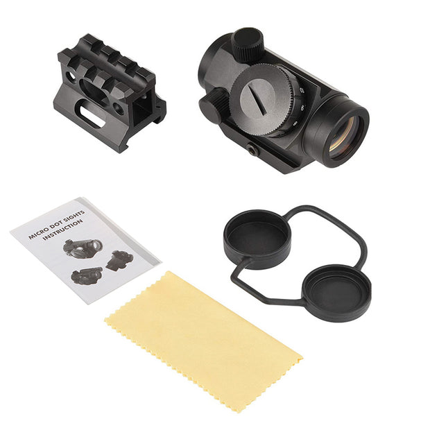 1X25Mm Red Dot Sight 2 Moa Compact Red Dot Scope Reflex Sight Mini Richtkijker Met 1 inch Riser Mount