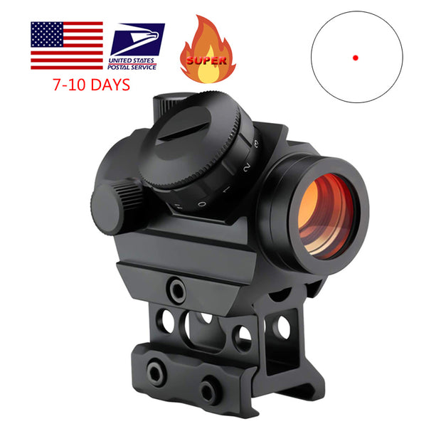 1X25Mm Red Dot Sight 2 Moa Compact Red Dot Scope Reflex Sight Mini Richtkijker Met 1 inch Riser Mount