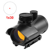 1x40 Red Dot Sight Scope Tactical Rifle scope Green Red Dot Collimator Dot Met 11mm/20mm Rail Mount Airsoft Air Jacht