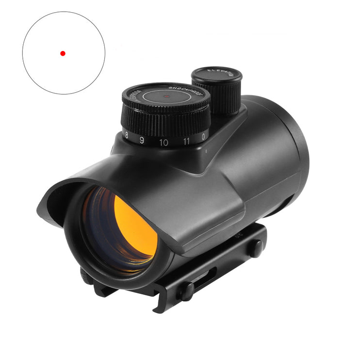 1x40 Red Dot Sight Scope Tactical Rifle scope Green Red Dot Collimator Dot Met 11mm/20mm Rail Mount Airsoft Air Jacht