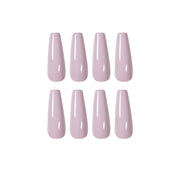 24 pieces solid PRESS-ON NAILS FAKE NAILS Style:solid Shape:coffin Finish:glossy Length:long Occasion:holiday nails