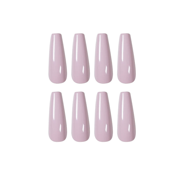 24 pieces solid PRESS-ON NAILS FAKE NAILS Style:solid Shape:coffin Finish:glossy Length:long Occasion:holiday nails