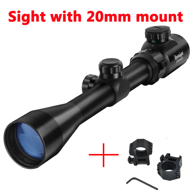 3-9x40 Hunting Air Rifle Scope Tactische Optic Scope Rood Groen Verlichte Optische Jacht Scopes Wapens Voor De Jacht Lucht Pistool