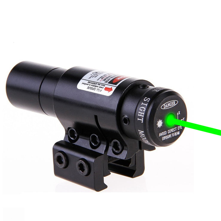 Jacht Tactische Red/Green Dot Laser Sight Verstelbare Schakelaar 532nm Mount Laser Pointer Rifle Gun Scope Met Point Lazer