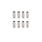 24 pieces LUKEWARM PRESS-ON NAILS FAKE NAILS Style:french Shape:coffin Finish:glossy Length:long Occasion:holiday nails