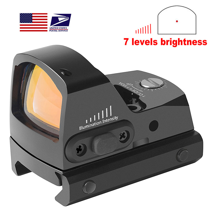 Red Dot Scope Collimator Reflex Sight Pistool Pistool Sight IPX6 Water Proof Fit 21Mm Picatinny 17 19 9Mm AR15 M4 Ak